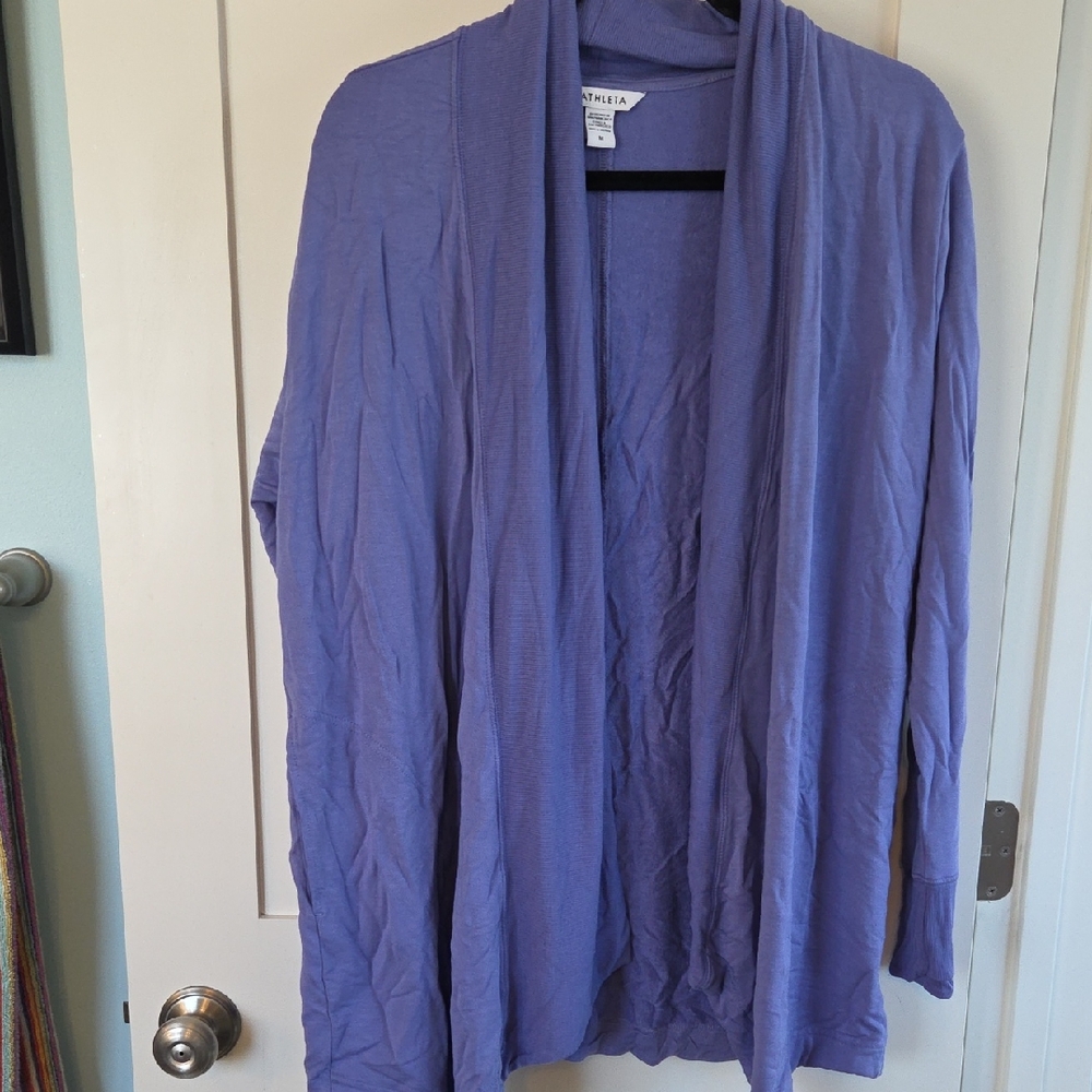 Athleta Purple Cardigan